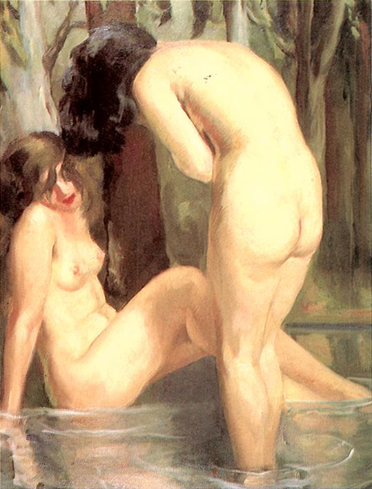 The Two Bathers